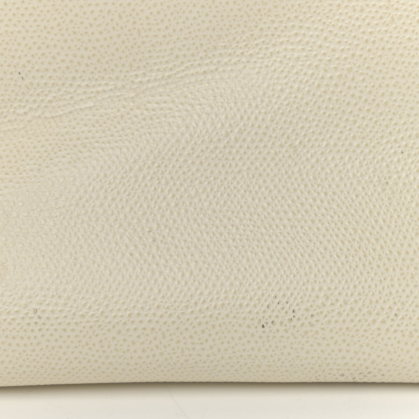 Grained Calfskin Small Vertical Cabas Cream