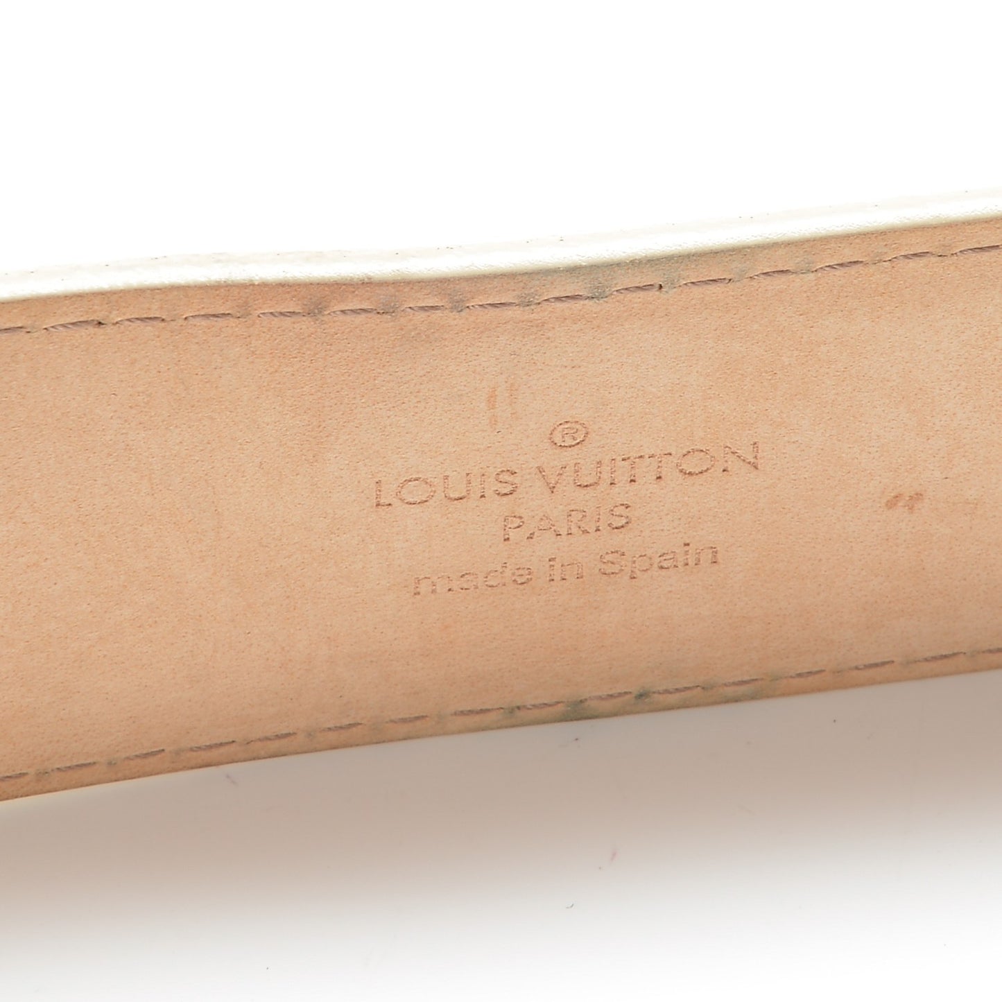 Damier Azur 40mm LV Initiales Belt 80 32