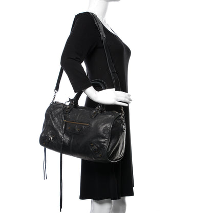 Balenciaga Agneau Classic Hardware Maxi Twiggy Black 2 of 12