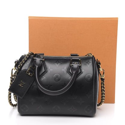Louis Vuitton Monogram Ink Speedy BB Black 9 of 9