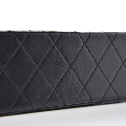 Chanel Lambskin Quilted Medium Double Flap Black 12 of 16