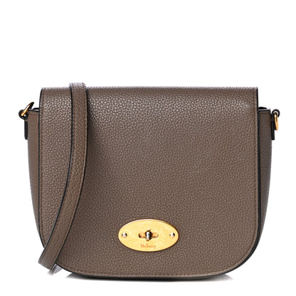 Mulberry Natural Grained Calfskin Small Darley Satchel Clay 1 of 11