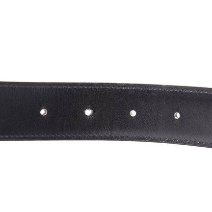 Hermes Box Togo 32mm H Belt 80 Black Chocolate 4 of 5