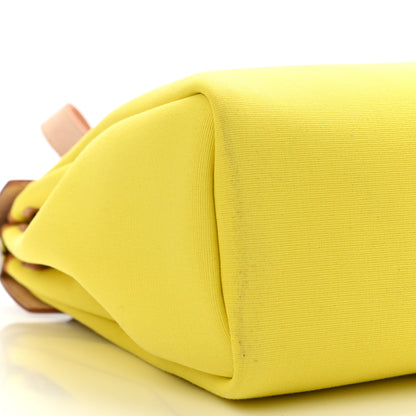 Hermes Military Toile Vache Hunter Herbag Zip Retourne 31 PM Lime Naturel Sable Rouge Garance 9 of 10