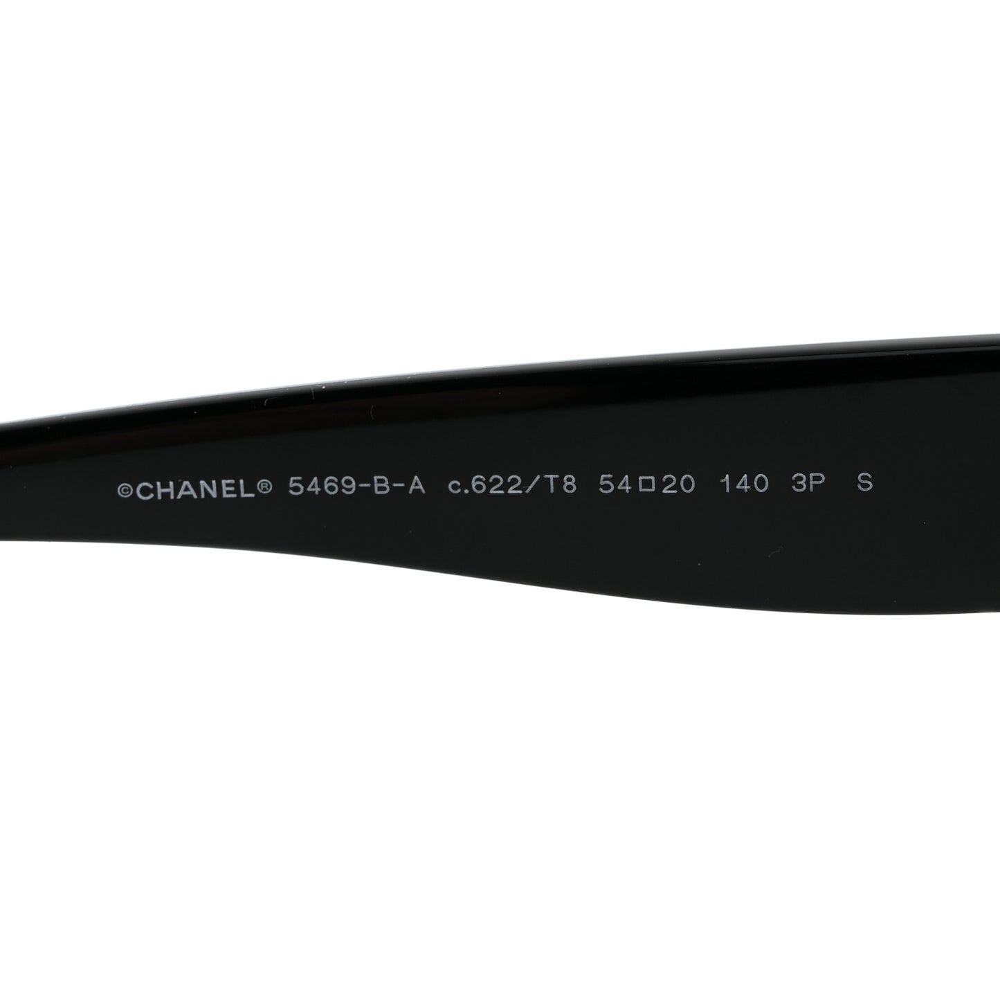 Acetate Polarized Oval CC Sunglasses 5469-B-A Black