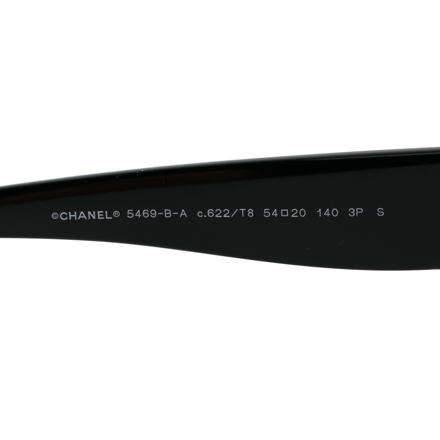 Chanel Acetate Polarized Oval CC Sunglasses 5469-B-A Black 5 of 8