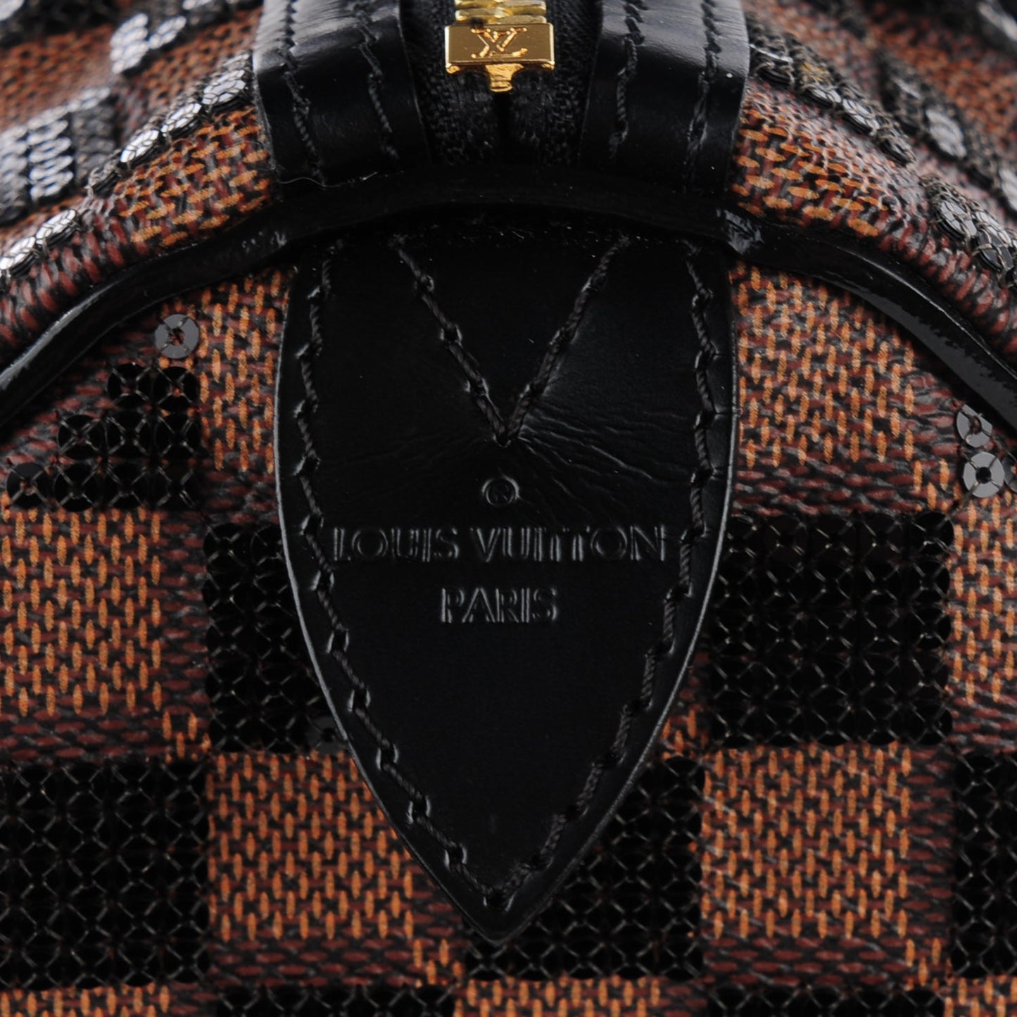 Damier Paillettes Speedy 30 Black