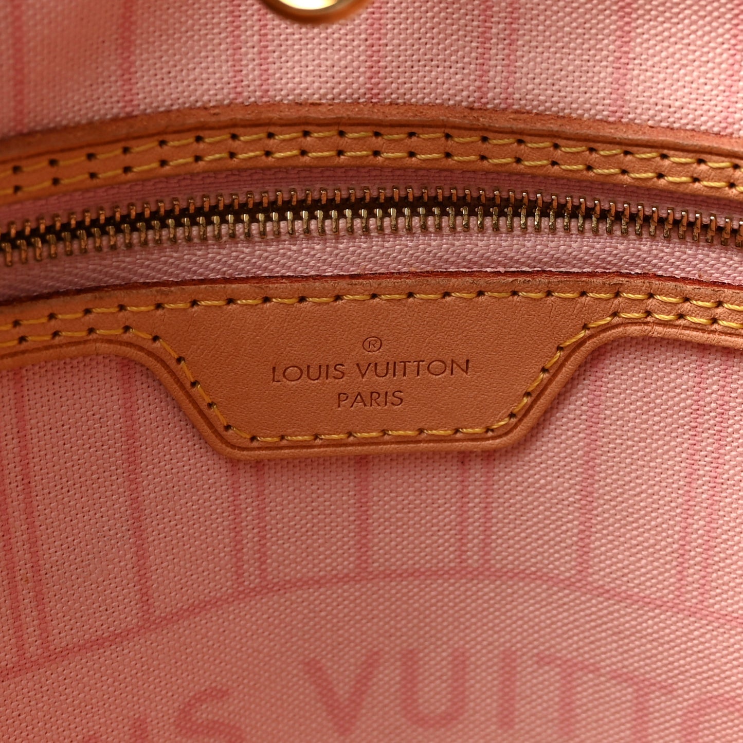 Damier Azur Neo Neverfull MM Rose Ballerine