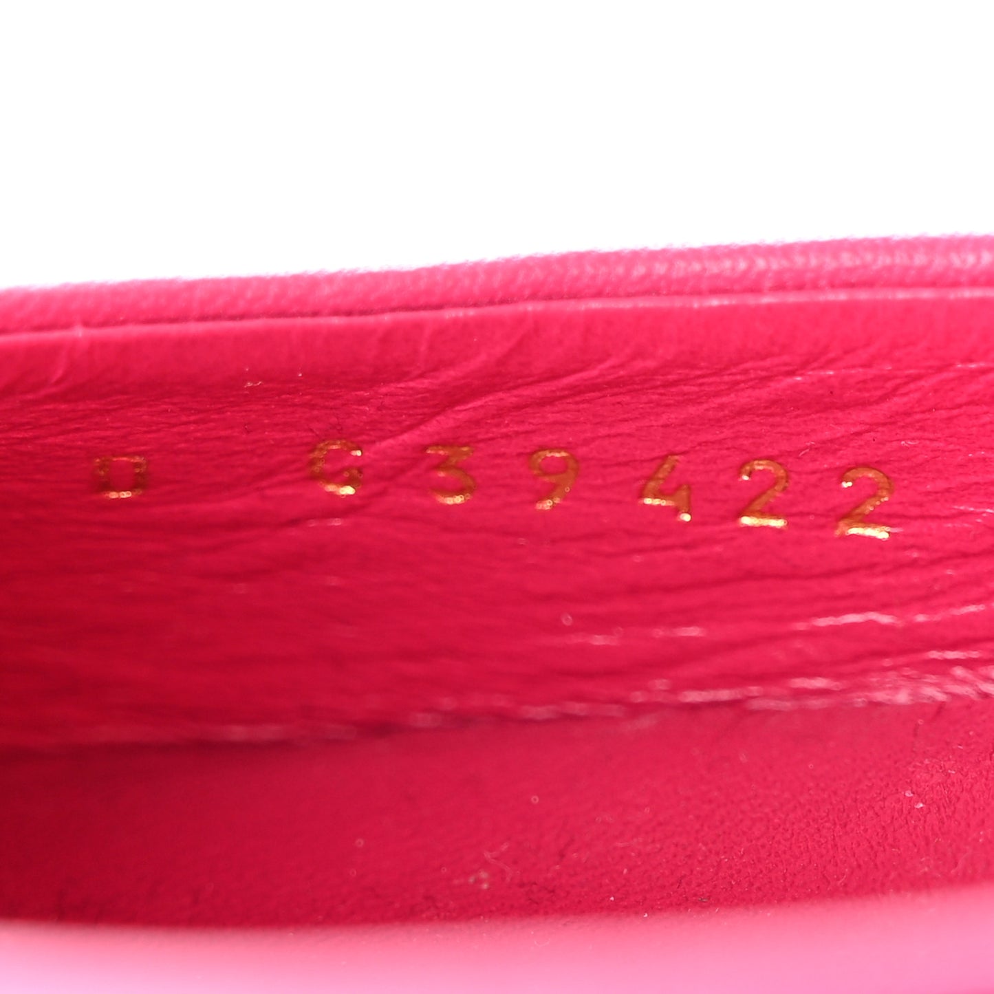 Lambskin Cap Toe Open Wedge 39 Fuchsia Black