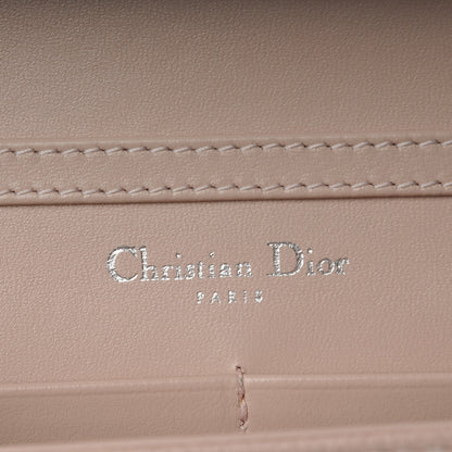 Christian Dior Grained Calfskin Diorama Wallet on Chain Pouch Rose Poudre 6 of 8