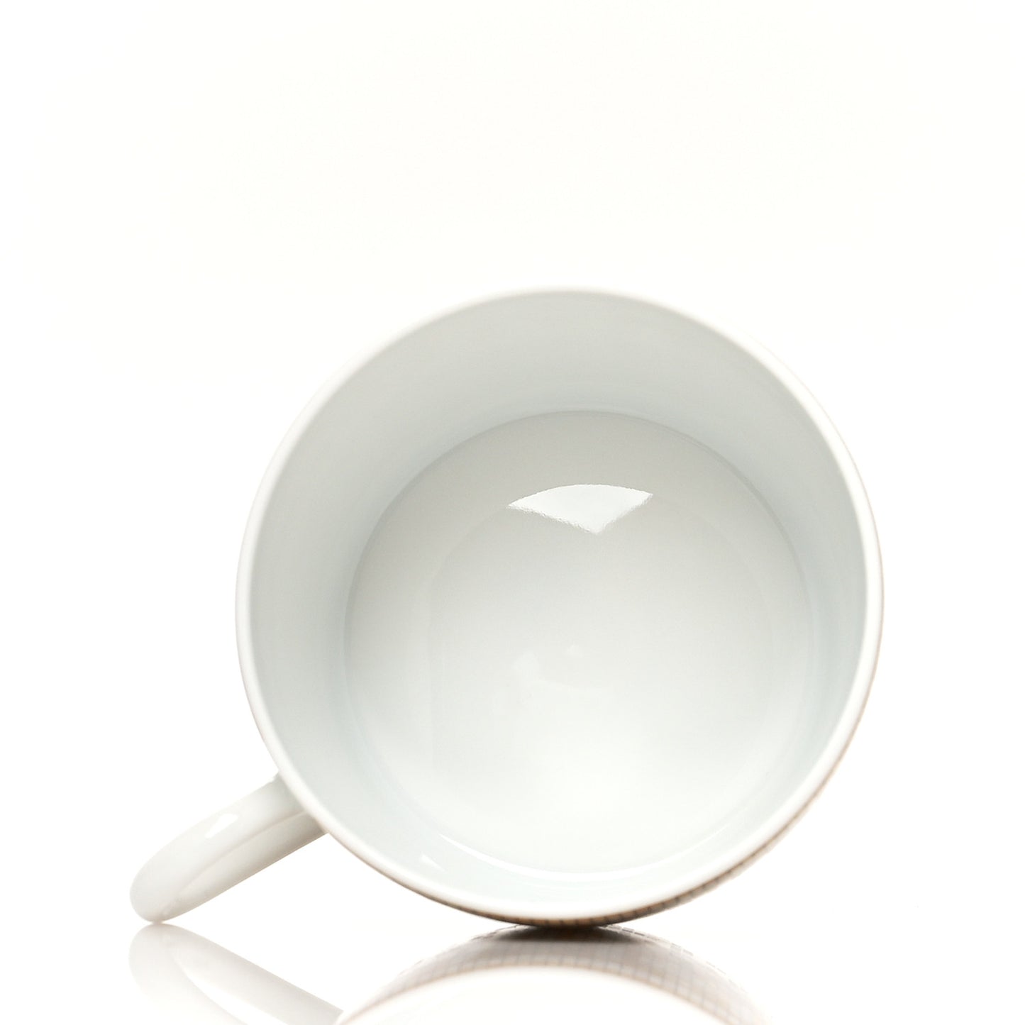 Porcelain Mosaique Au 24 Gold Tea Cup And Saucer Set Of 2
