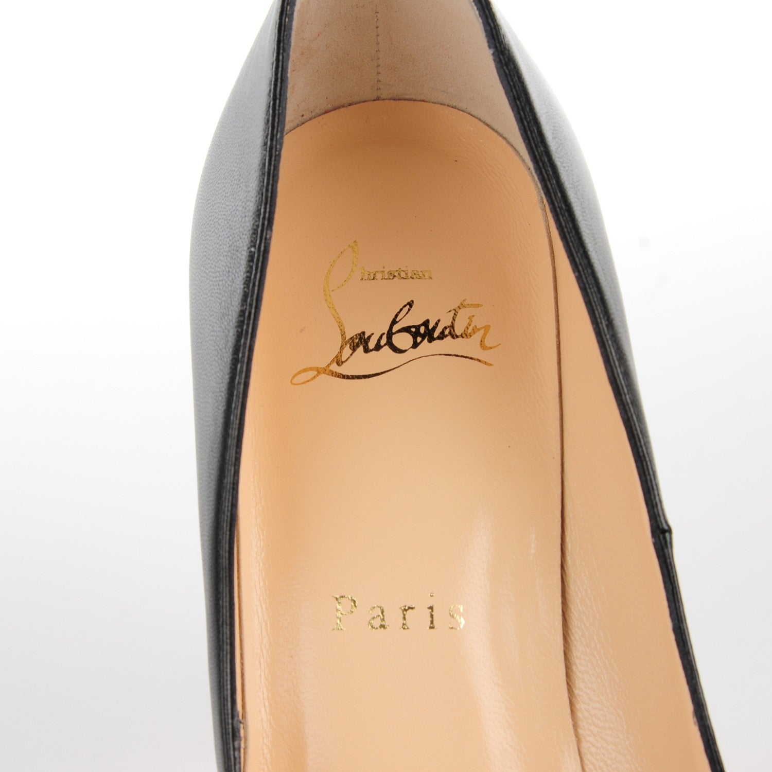 Christian Louboutin Kid Bianca 120 Pumps 36 Black 7 of 8