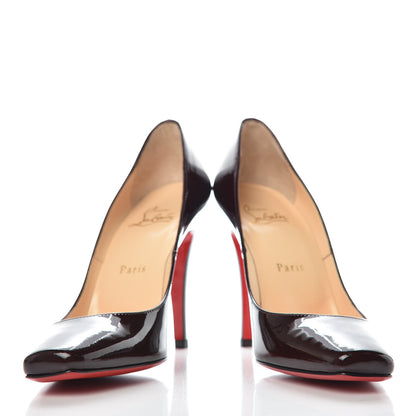 Christian Louboutin Patent Particule 100 Pumps 37.5 Plum 5 of 12