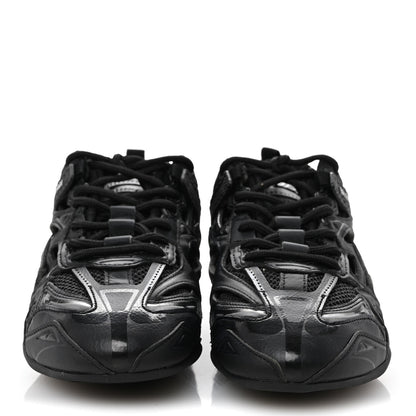 Balenciaga Mesh Rubber Monocolor Womens Drive Sneakers 37 Black 3 of 10