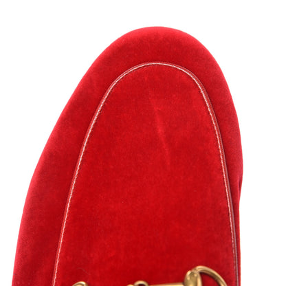 Gucci Velvet Fur Womens Princetown Slippers 39 Hibiscus Red 8 of 8