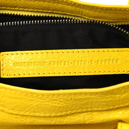 Balenciaga Agneau Classic Silver Hardware City S Jaune Soleil 8 of 11