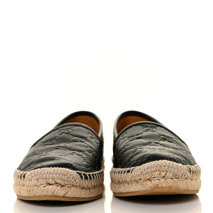 Gucci Guccissima Signature Espadrilles 38 Black 2 of 8