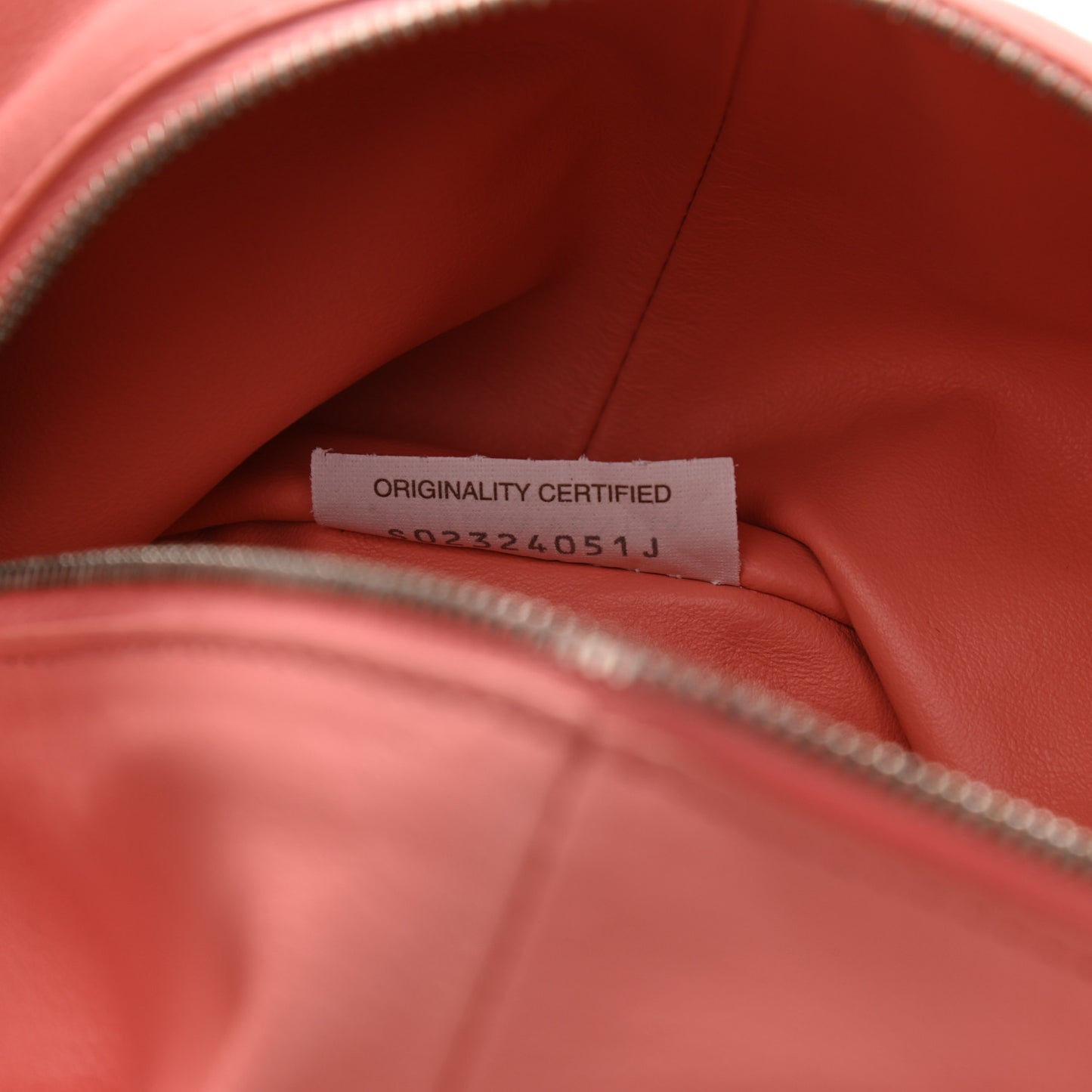 Calfskin Mini Double Knot Bag Peach