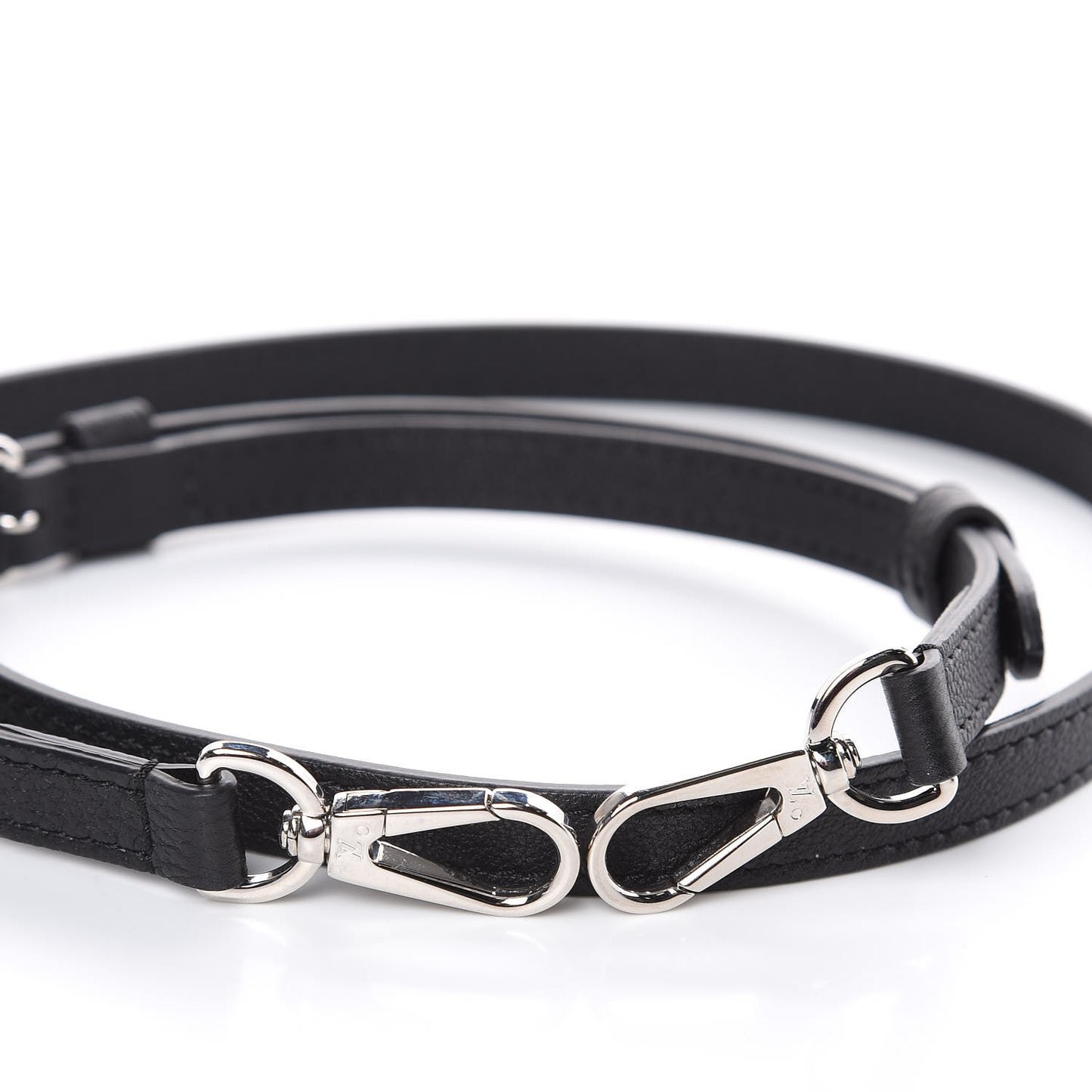 Calfskin Capucines Adjustable Shoulder Strap Black