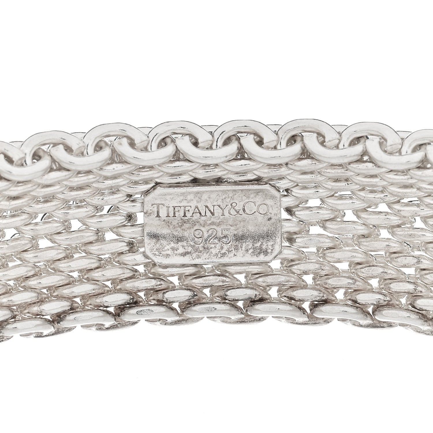 Tiffany Sterling Silver Somerset Mesh Bracelet 3 of 3