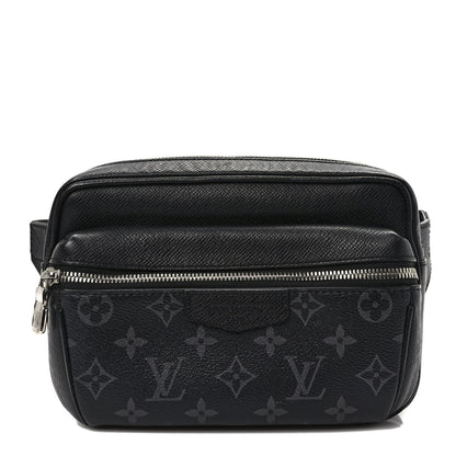 Louis Vuitton Taiga Monogram Eclipse Outdoor Bum Bag Black 1 of 8