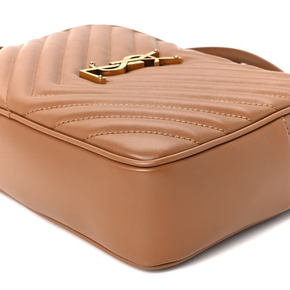 Saint Laurent Calfskin Matelasse Monogram Lou Camera Bag Cinnamon 10 of 11