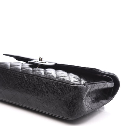 Chanel Caviar Quilted Medium Double Flap Black 9 of 10