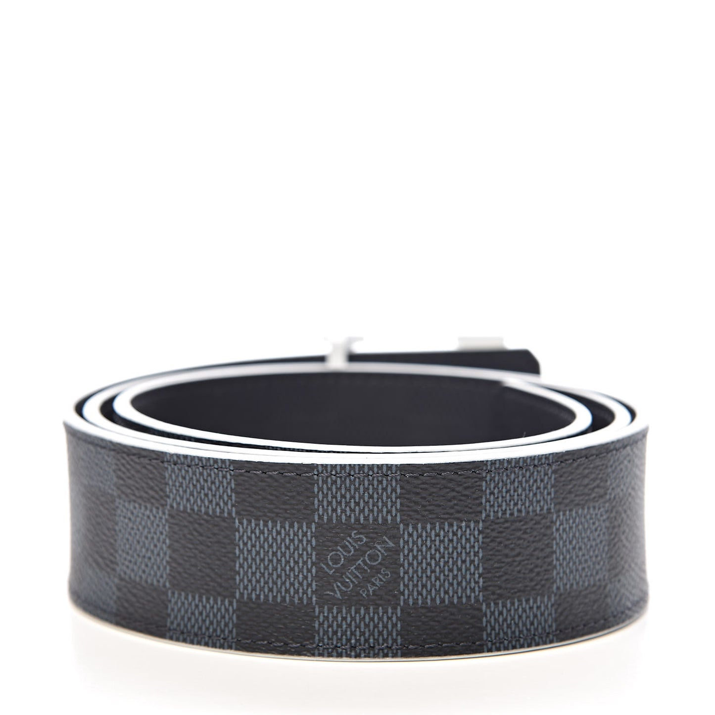 Damier Cobalt 40mm LV Initiales Belt 95 38