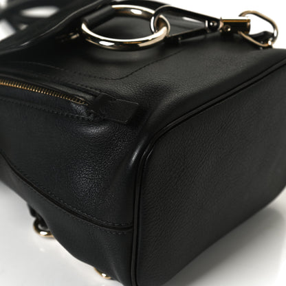 Chloe Suede Calfskin Mini Faye Backpack Black 10 of 11