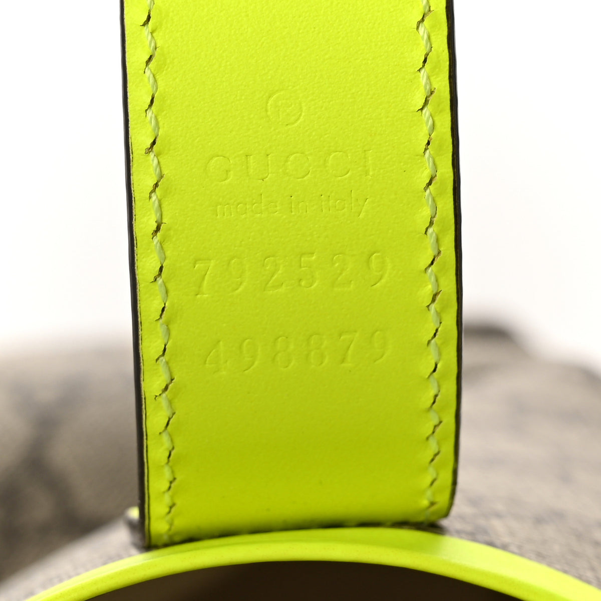 GG Supreme Monogram Totissima Shopping Tote Ebony Beige Yellow