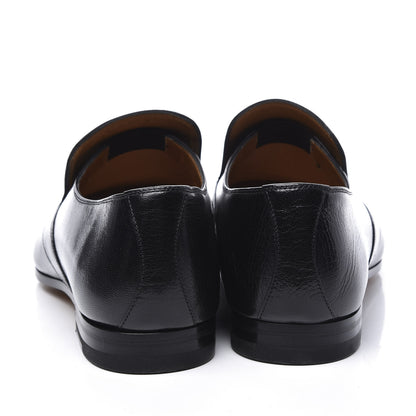 Gucci Goatskin L'Aveugle Par Amour Mens Donnie Loafers 7.5 Black 7 of 11