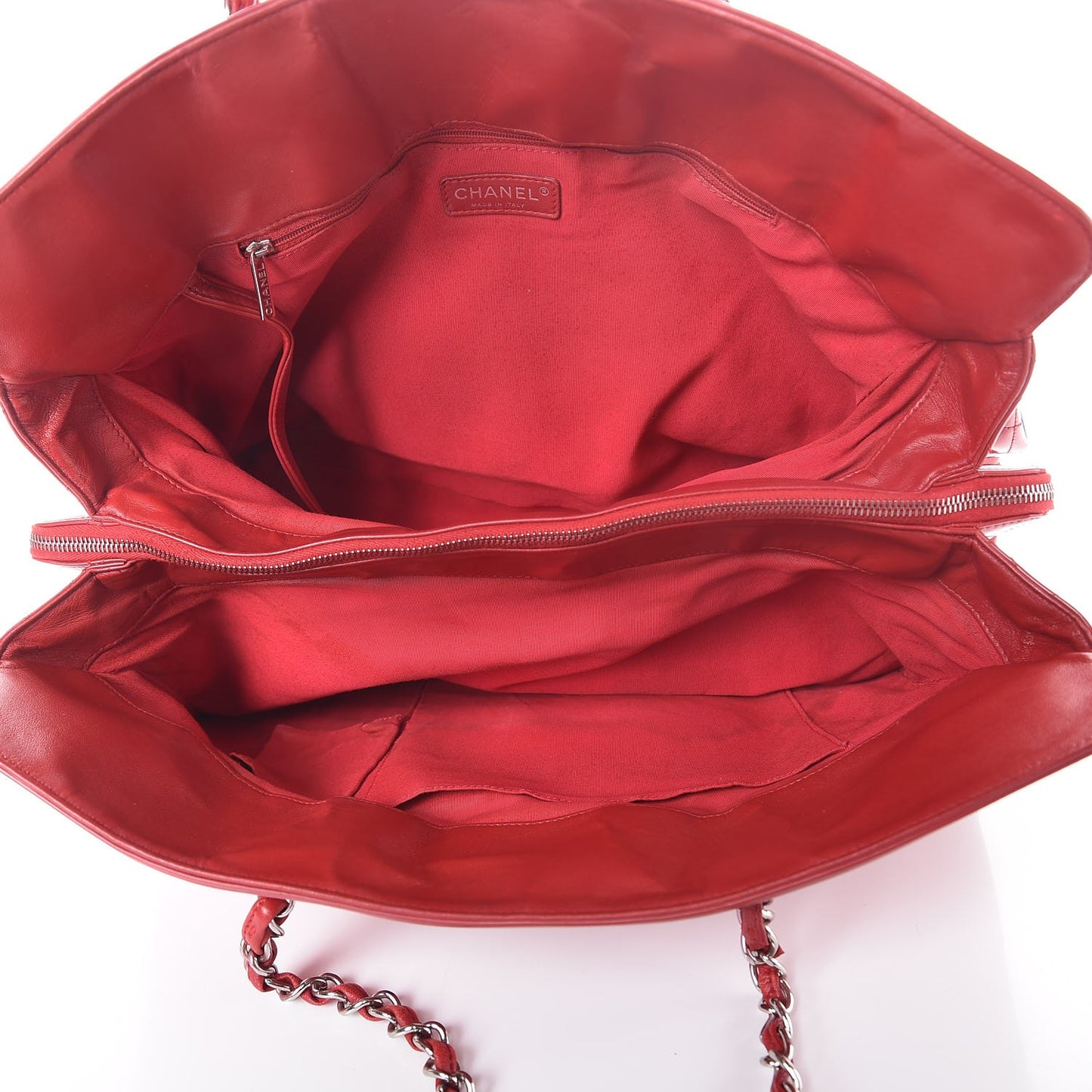Vinyl XL Lipstick Tote Red
