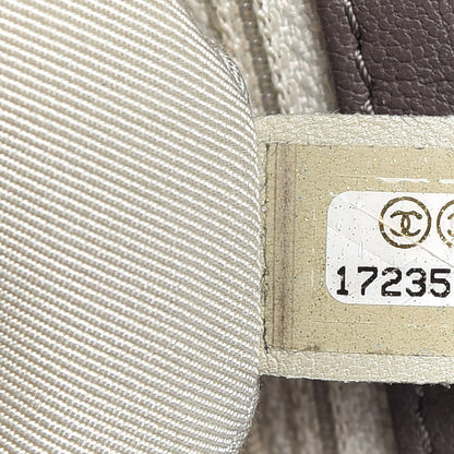 Chanel Washed Lambskin Quilted Mini Chain Around Flap Taupe 9 of 11