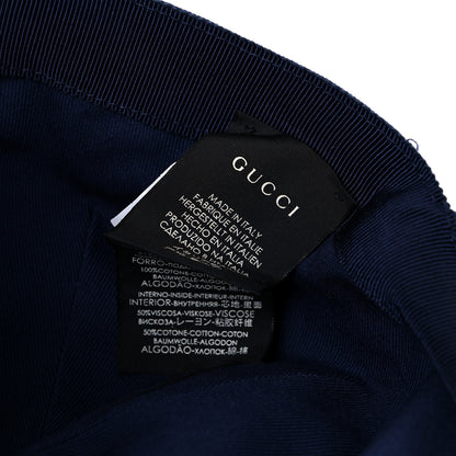 Gucci Cotton Loved Gucci Baseball Hat M Navy 9 of 13