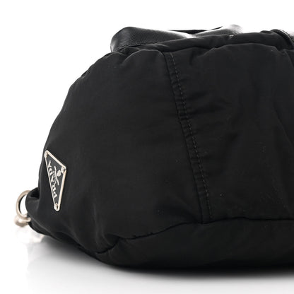 Prada Nylon Saffiano Vela Messenger Bag Black 9 of 11