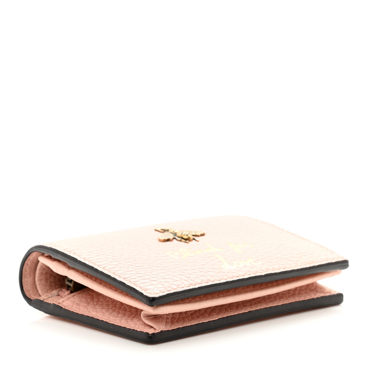 Gucci Cellarius Calfskin Blind for Love Animalier Card Case Perfect Pink 5 of 9