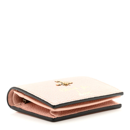 Gucci Cellarius Calfskin Blind for Love Animalier Card Case Perfect Pink 5 of 9