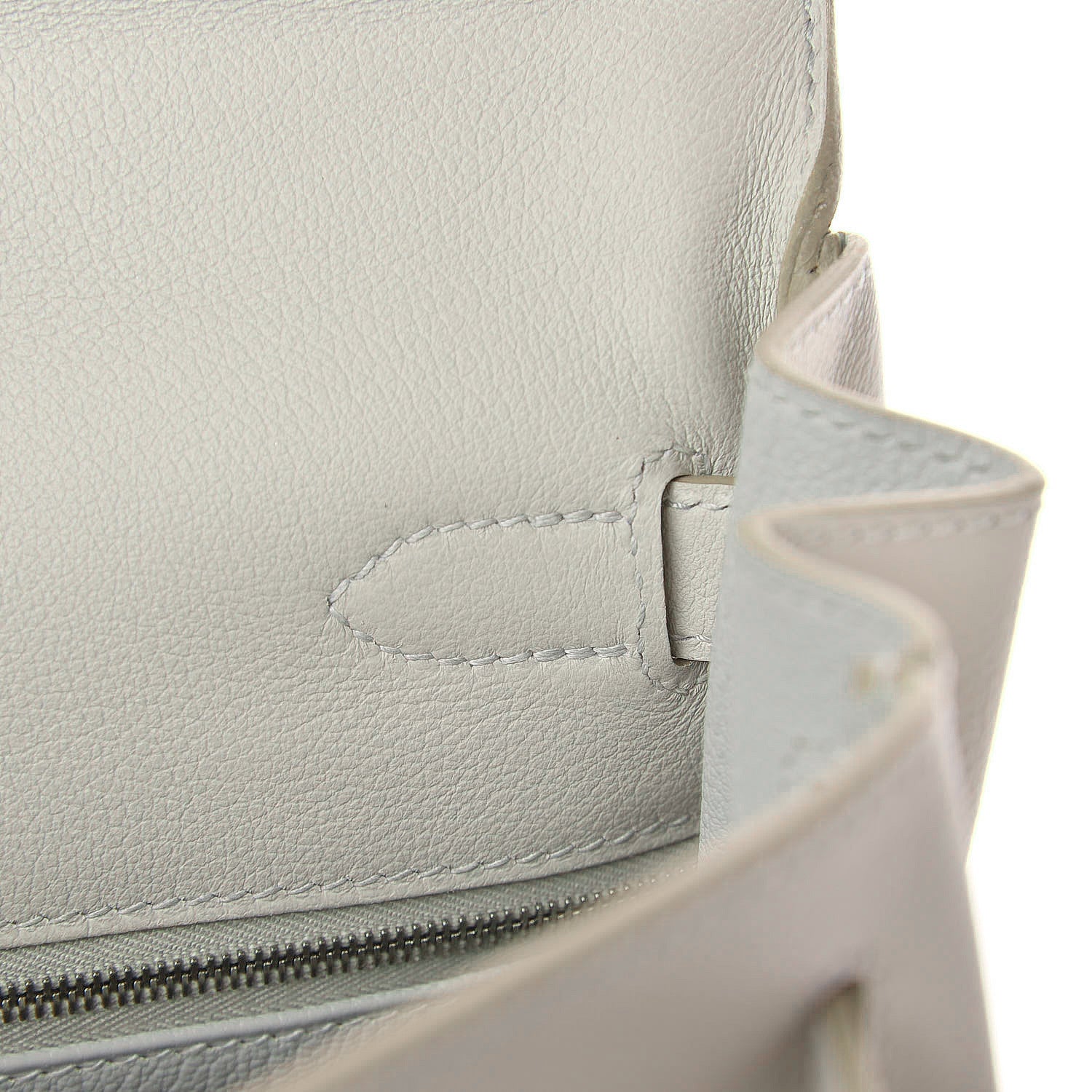 Hermes Evercolor Kelly Retourne 28 Gris Perle 11 of 39