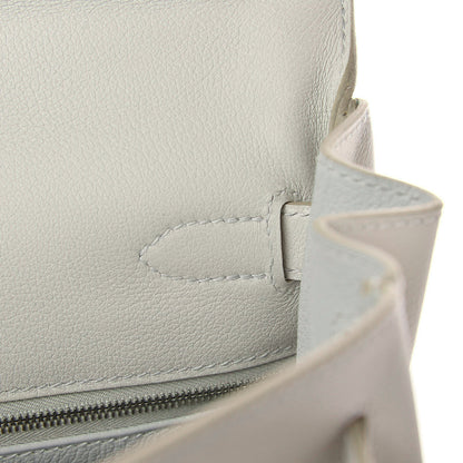 Hermes Evercolor Kelly Retourne 28 Gris Perle 11 of 39