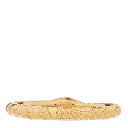 Gucci 18K Yellow Gold Diamond Ouroboros Snake Ring 54 7 3 of 6