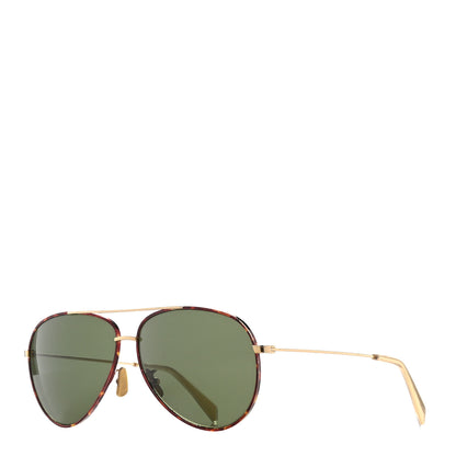 Celine Aviator Sunglasses CL 40062U Gold 1 of 7