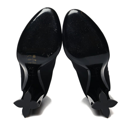 Louis Vuitton Stretch Fabric Silhouette Ankle Boots 39 Black 5 of 7