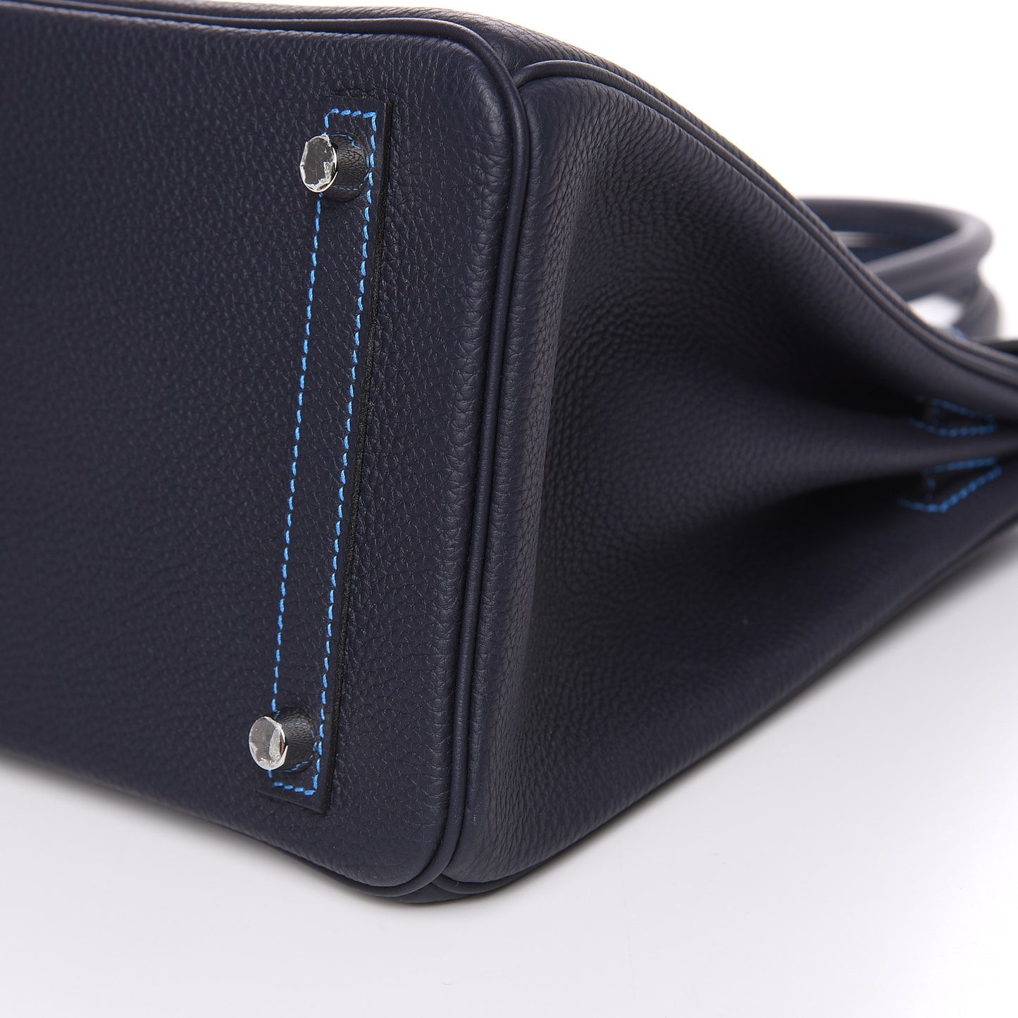 Togo Horseshoe Birkin 30 Bleu Nuit Bleu Hydra