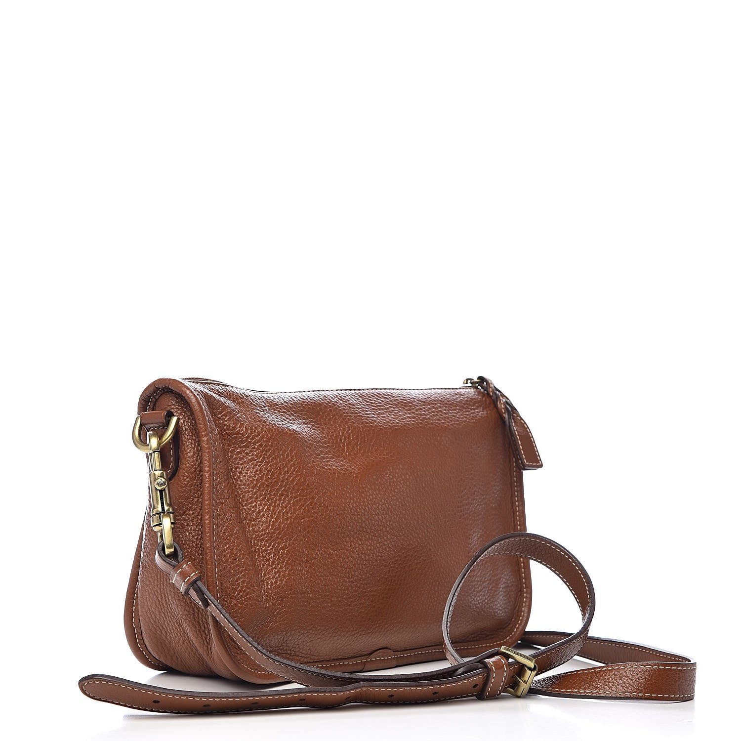 Mulberry Pebbled Calfskin Somerset Satchel Oak 3 of 10
