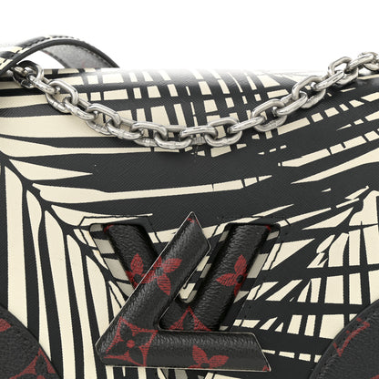 Louis Vuitton Monogram Infrarouge Palm Twist Shoulder Bag MM Black White 8 of 11