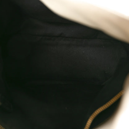 Saint Laurent Lambskin Quilted Medium Loulou Puffer Monogram Chain Satchel Crema Soft 5 of 10