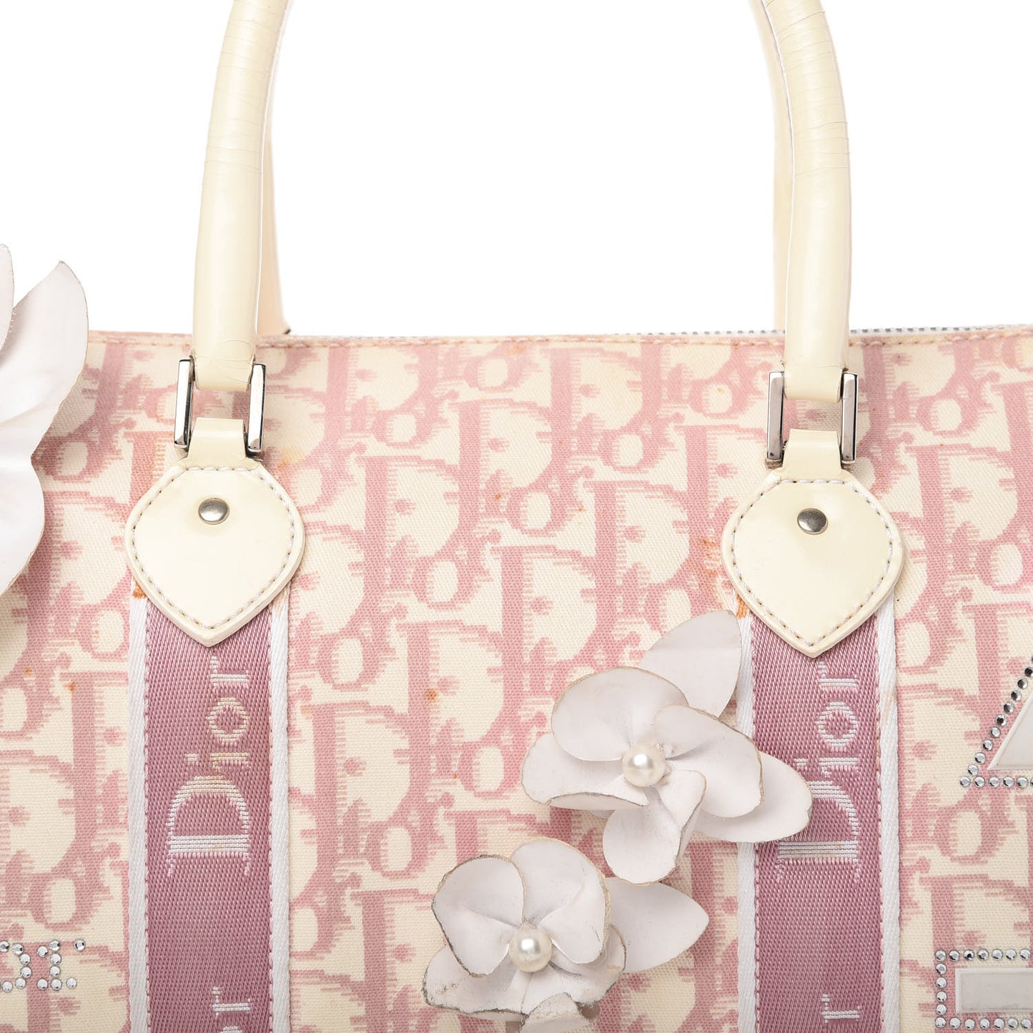 Monogram Girly Boston Pink