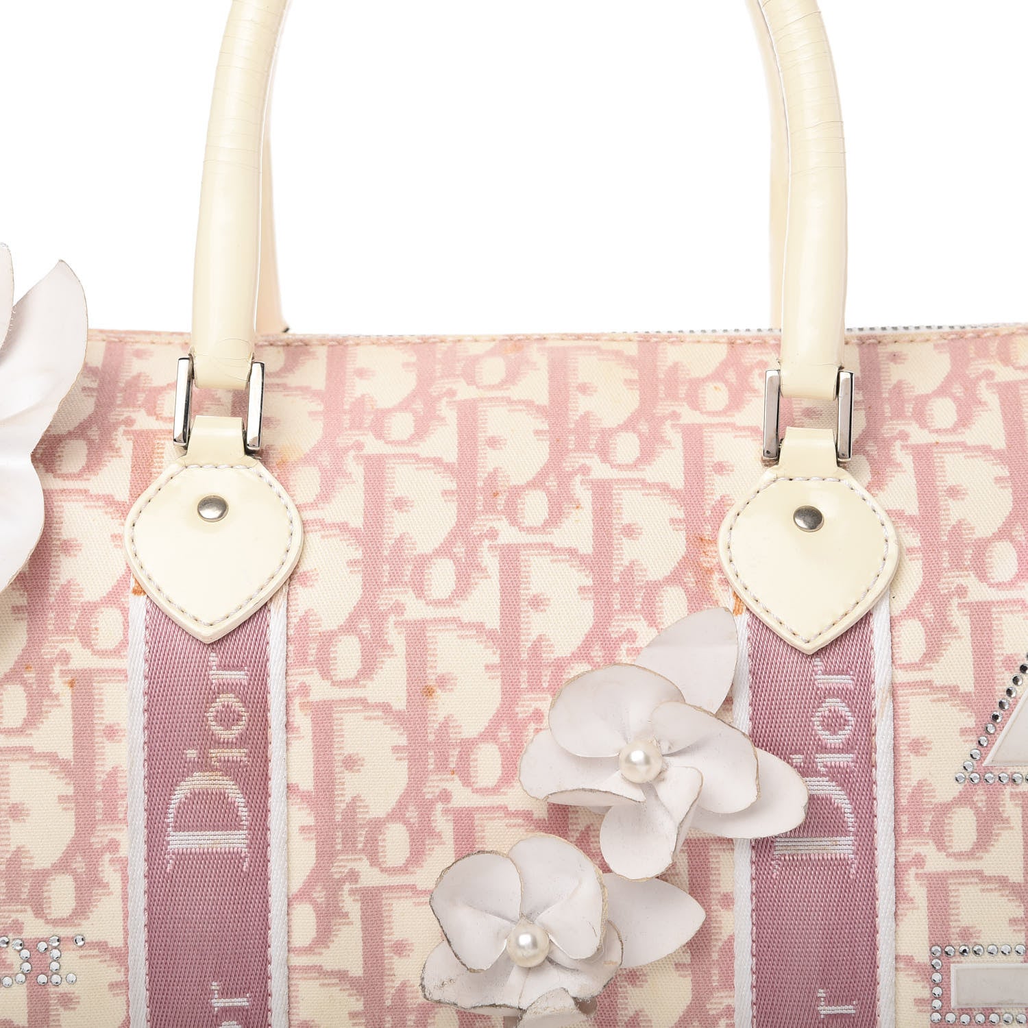 Christian Dior Monogram Girly Boston Pink 10 of 15