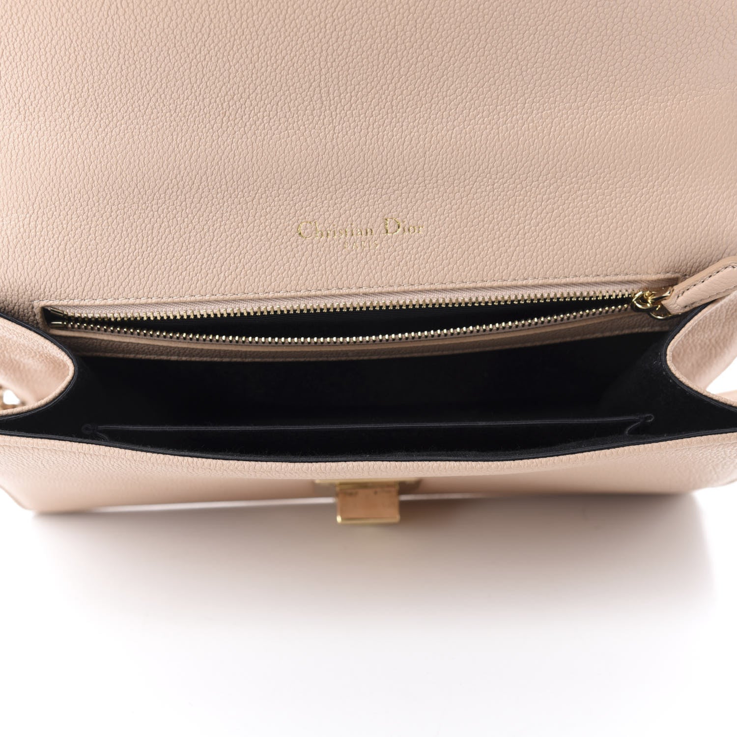 Christian Dior Grained Calfskin Medium Diorama Flap Bag Nude 5 of 11