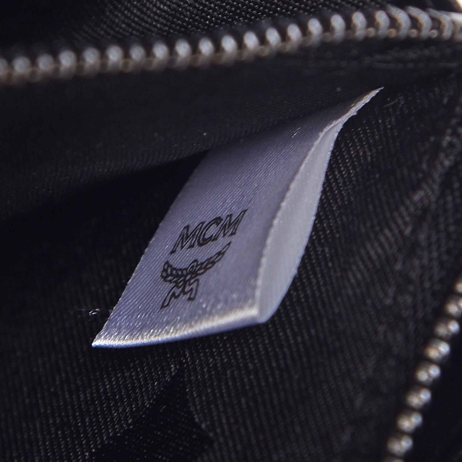 MCM Heritage Visetos Large Double Zip Around Clutch Cognac 9 of 9